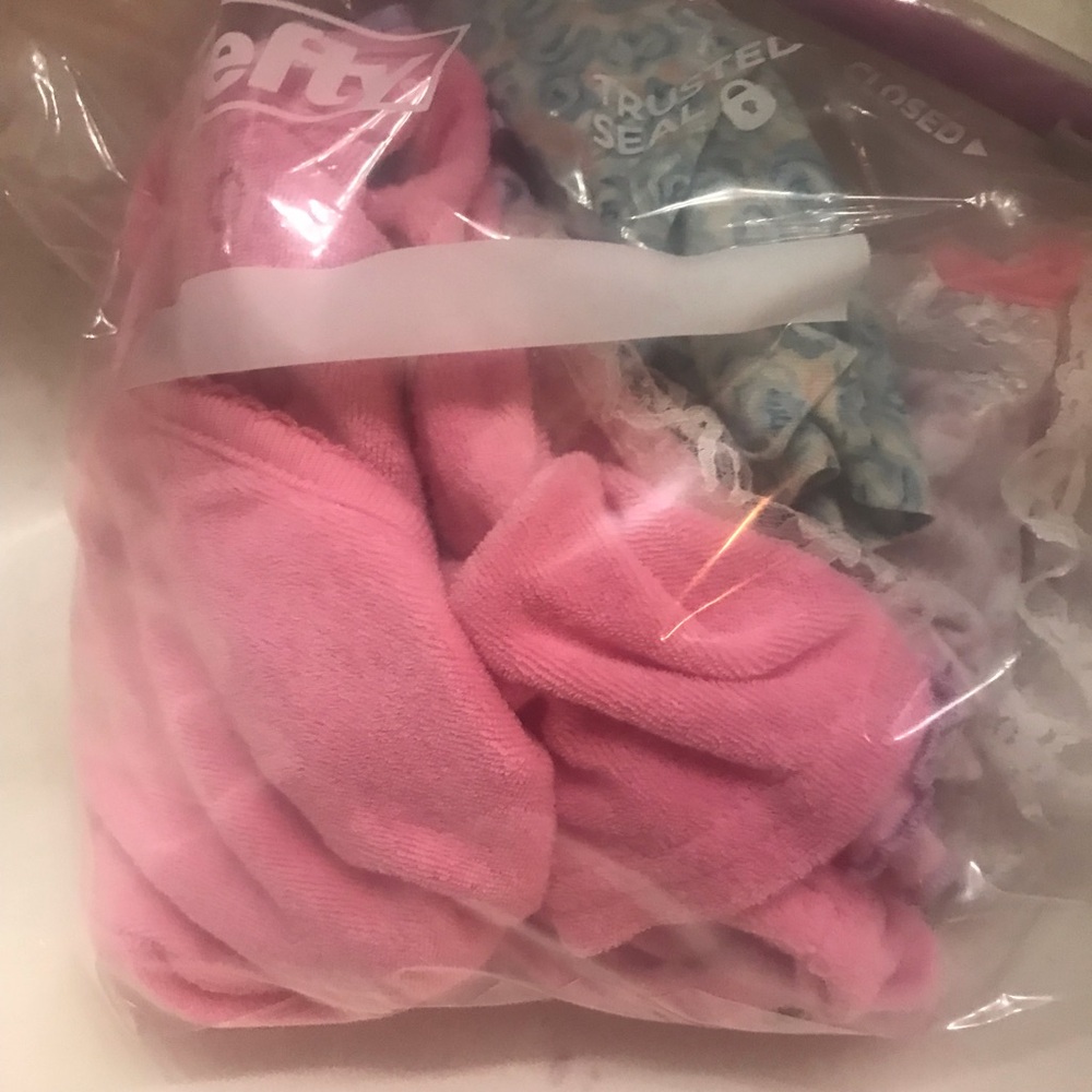 Soft Pink Kids Bib Set